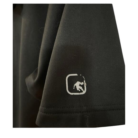 AND1 Men's Fleece Short Sleeve Athletic Hoodie Black Large - Picture 9 of 11